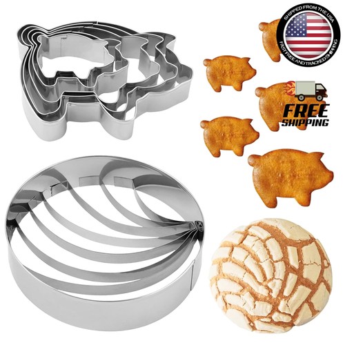 Biscuit cutter set round - biscuit,